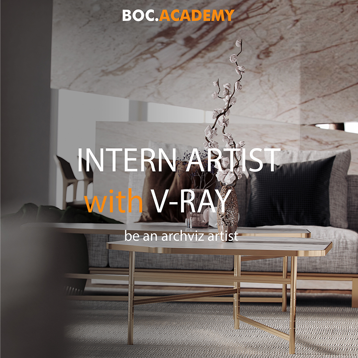 KHÓA HỌC INTERN ARTIST with VRAY